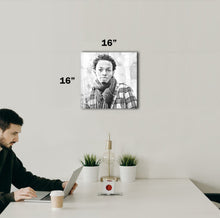 Load image into Gallery viewer, 16"x16" People Canvas Print - (Frame Available)