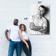 Load image into Gallery viewer, 32"x48" People Canvas Print