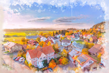 Load image into Gallery viewer, 24"x36" Places Canvas Print - (Frame Available)