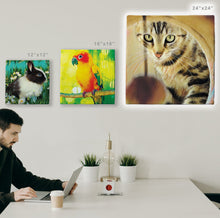 Load image into Gallery viewer, 24&quot;x24&quot; Pet Canvas Print - (Frame Available)
