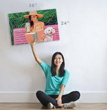 Load image into Gallery viewer, 24&quot;x36&quot; Pet Canvas Print - (Frame Available)
